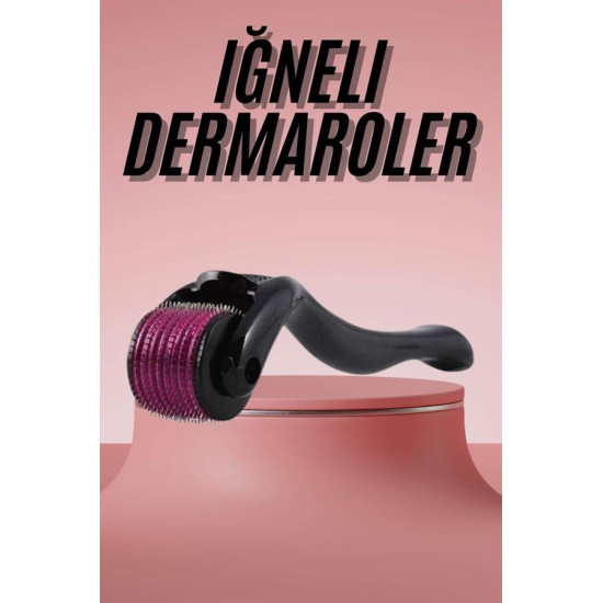 Derma Roller Titanyum Uçlu 540 İğneli 1 Mm Saç Sakal Çıkarma Ve Cilt B