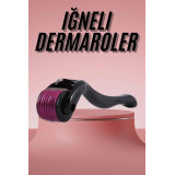 Dermaroller Titanyum 540 Iğneli 1 Mm Saç Kaş Sakal Serum Kullanıma Uyg