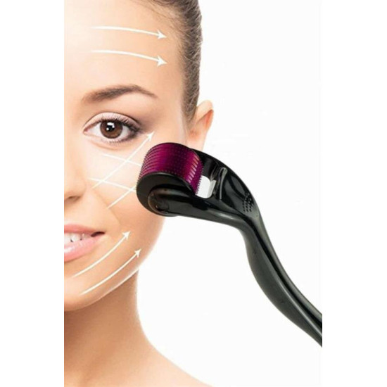 Dermaroller Titanyum 540 Iğneli 1 Mm Saç Kaş Sakal Serum Kullanıma Uyg