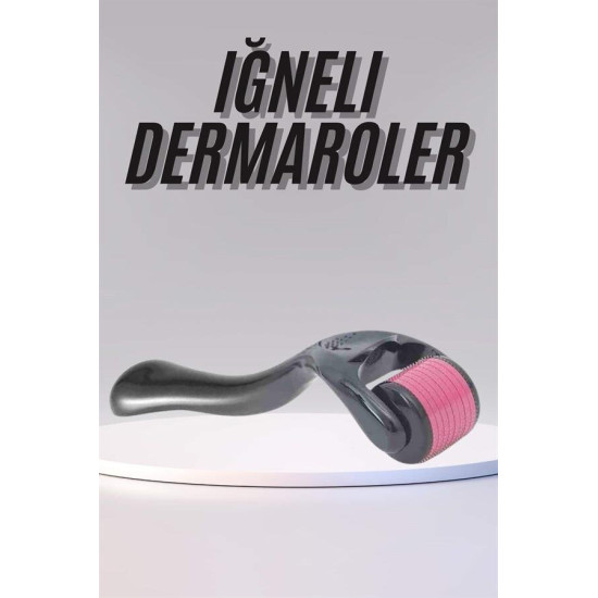 Titanyum Uçlu Derma Roller 540 İğneli 1 mm Gözenek Azaltıcı Akne İzler