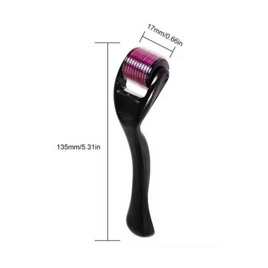 Titanyum Uçlu Derma Roller 540 İğneli 1 mm Gözenek Azaltıcı Akne İzler