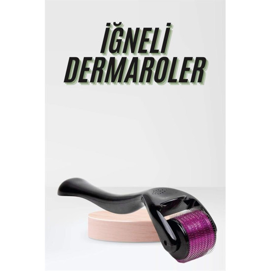 Saç Çıkarma Tarağı Dermaroller 540 Iğneli Roller 1 Mm Iğne Cilt Yüz Ye