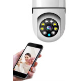 WiFi Ampul Güvenlik Kamerası 1080P Full HD Gece Görüşlü ve Hareket Alg