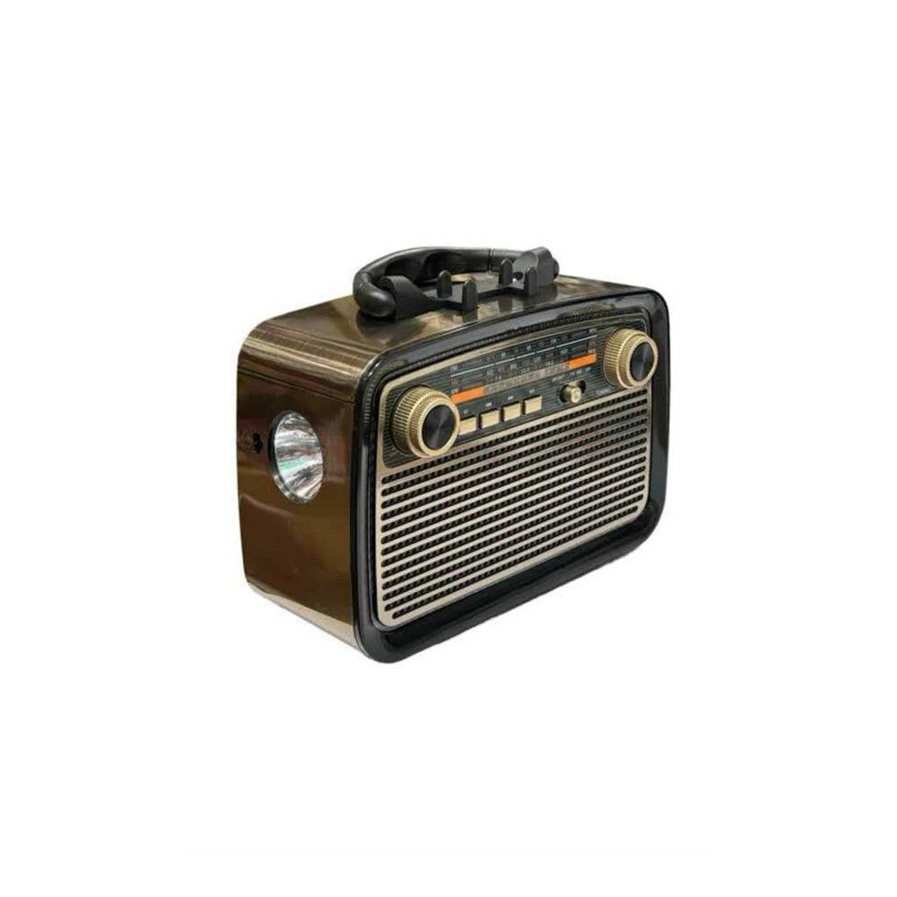 Eskitme Nostalji Tasarımlı Bluetoothlu Nostalji Radyo Ahşap Nostaljik 