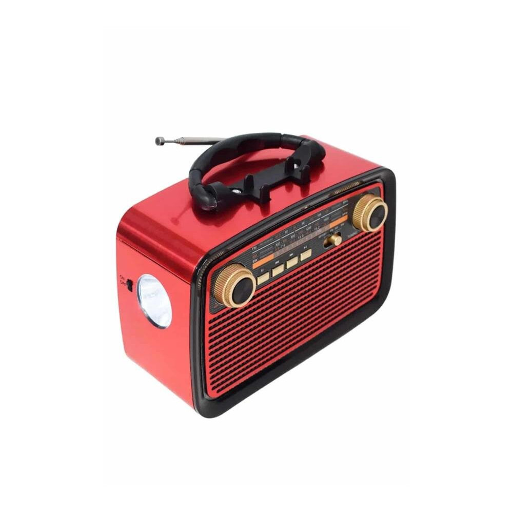 Nostaljik Radyo Bluetooth Bağlantılı Müzik Kutusu Ahşap