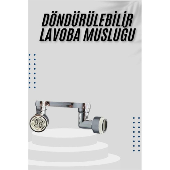 Dönebilen Musluk Başlığı Akrobat Mutfak Banyo Musluk Ucu Başlığı Oynar