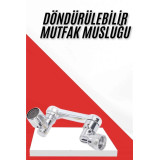 Her Yere Dönebilen Tasarruflu Mutfak Musluk Başlığı Ucu Musluk Ucu Oyn