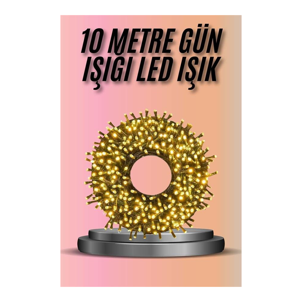 Dekoratif Aydınlatma Ampüllü 10 Metre Gün Işığı Şerit Led