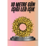 Led Işık Ağaç Süsleme Ampüllü Dekoratif Aydınlatma 10 Metre Gün Işığı