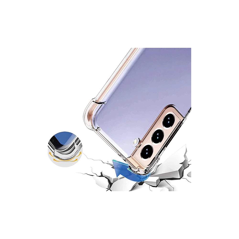 SM Galaxy S21 - S30 Anti-Drop Shockproof Darbe Emici Silikon Kılıf