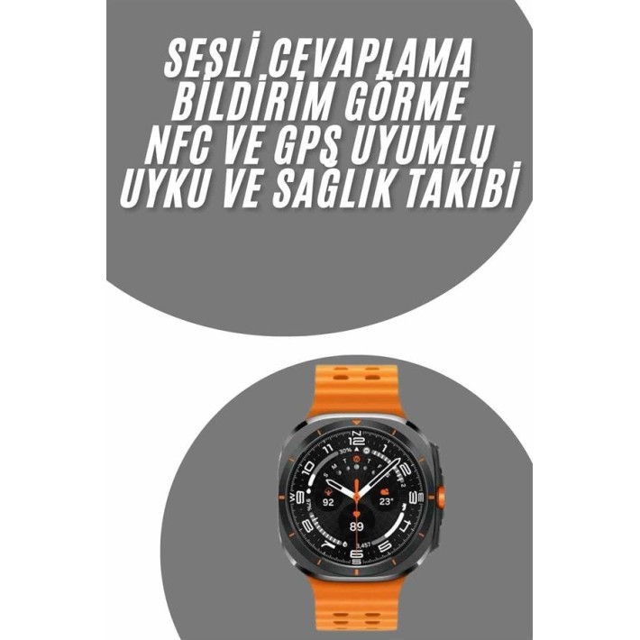 Tüm Telefonlara Uyumlu Akıllı Saat Uyku ve Sağlık Takibi Nabız Ölçer A