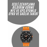 Akıllı Saat Amoled Ekran Bluetooth Bağlantılı Sağlık Takibi GPS Uyumlu