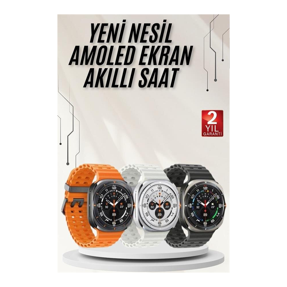 Akıllı Saat Müzik Dinleme Nabız Ölçer NFC ve GPS Uyumlu Sesli Asistan