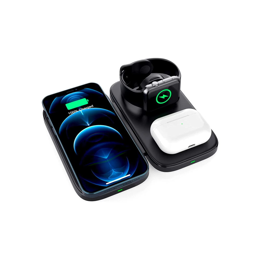ALLY W66 15W 3 in1 Android + iPhone Taşınabilir Mini Kablosuz Hızlı Şa