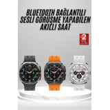 Akıllı Saat Amoled Ekran Bluetooth Bağlantılı Sağlık Takibi GPS Uyumlu