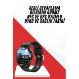 Bluetooth Kulaklıklı Akıllı Saat Seti Yüksek Ses Kalitesi ve 3D Ekran