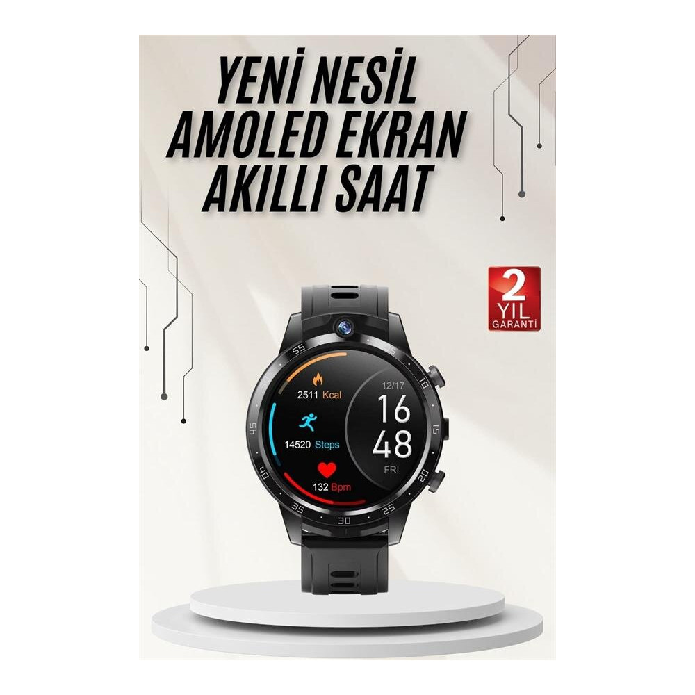 Yeni Nesil Akıllı Saat Arama Cevaplayan Uzun Pil Ömrü Müzik Dinleme