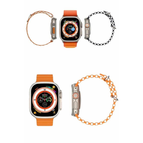 yeni nesil Akıllı Saat Android ve İOS Uyumlu 49 MM NFC Özelliği GPS Ta