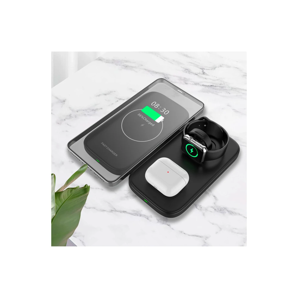 ALLY W66 15W 3 in1 Android + iPhone Taşınabilir Mini Kablosuz Hızlı Şa