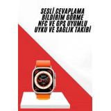 Akıllı Saat GPS Özelliği Bildirim Görme Adımsayar Sesli Görüşme Yapabi