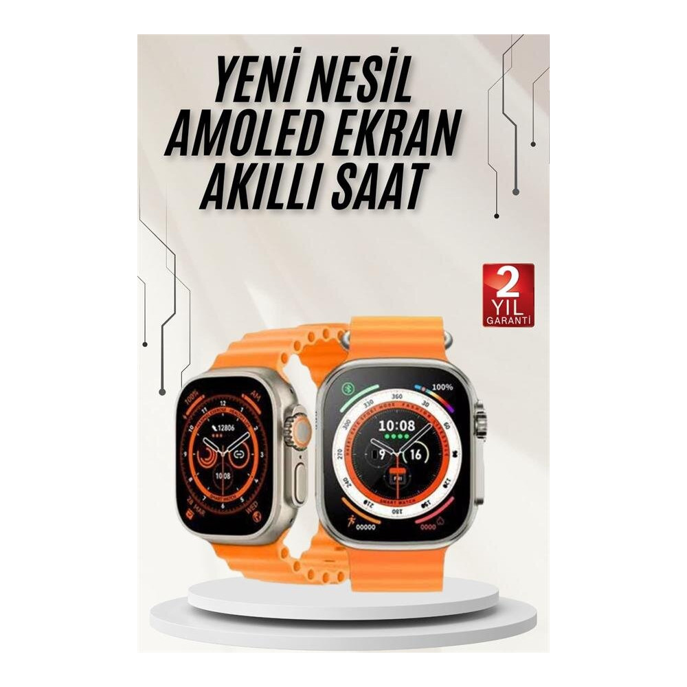 Akıllı Saat GPS Özelliği Bildirim Görme Adımsayar Sesli Görüşme Yapabi