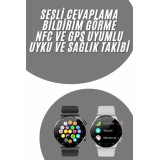 Akıllı Saat Uyku ve Sağlık Takibi NFC Uyumlu Bluetoooth Bağlantılı And