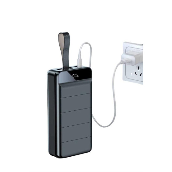 Powerbank Çoklu Şarj Girişi 50.000 Mah Taşınabilir Dijital Göstergeli