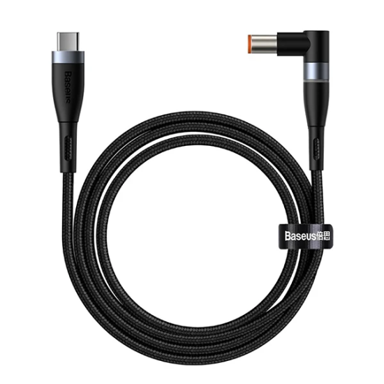 Baseus Zinc Manyetik Type-C to DC Round (79x55mm) Lenovo Laptop Şarj K