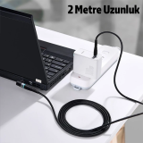 Baseus Zinc Manyetik Type-C to DC Round (79x55mm) Lenovo Laptop Şarj K