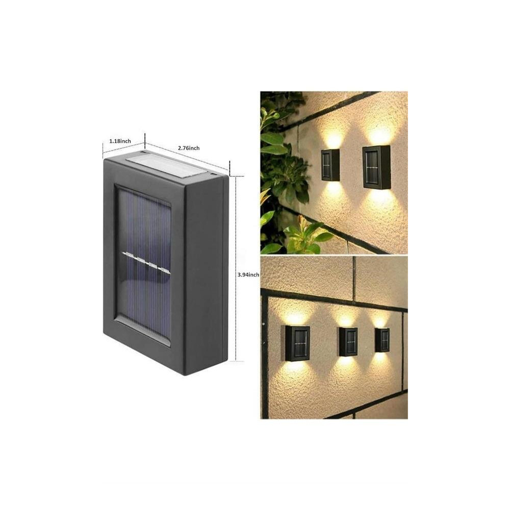 Yeni Model Solar Çift Taraflı Duvar Lambası Dekoratif Duvar Lambası