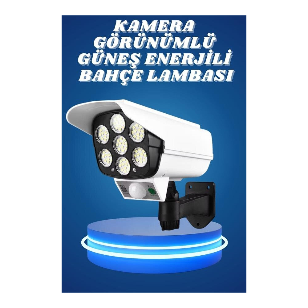 Bahçe Aydınlatması Hareket Sensörlü Led Aydınlatma Kamera Görünümlü
