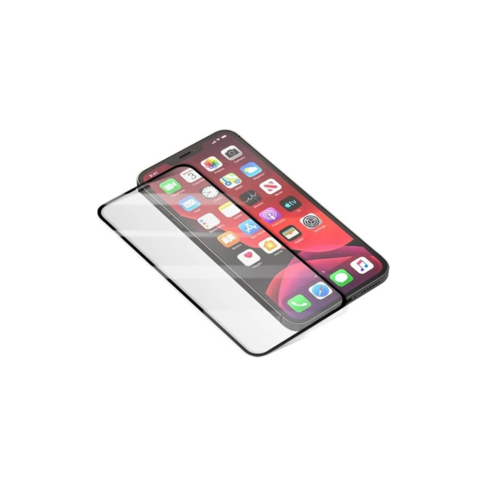 BEST iPhone 12 Pro Max 6.7 9H 3D Tempered Full Cam Ekran Koruyucu