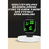 Akıllı Saat Wireless Şarj Yüksek Çözünürlüklü Müzik Dinleme Sesli Ceva