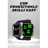 Akıllı Saat Tema Değiştirme Uyku ve Sağlık Takibi Sesli Asistan Bildir