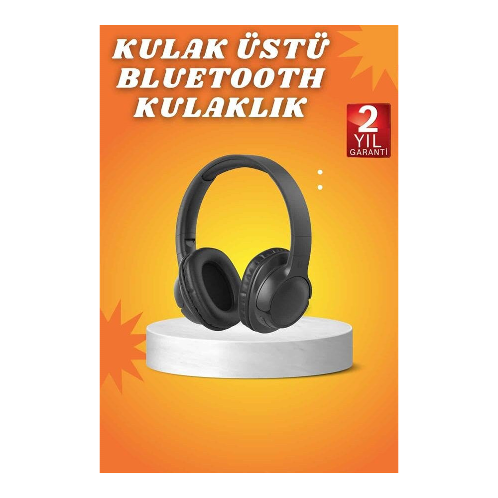 Kablosuz Bluetooth Kulaklık Kulak Üstü Mikrofonlu 5.0 Bluetooth ANC Öz