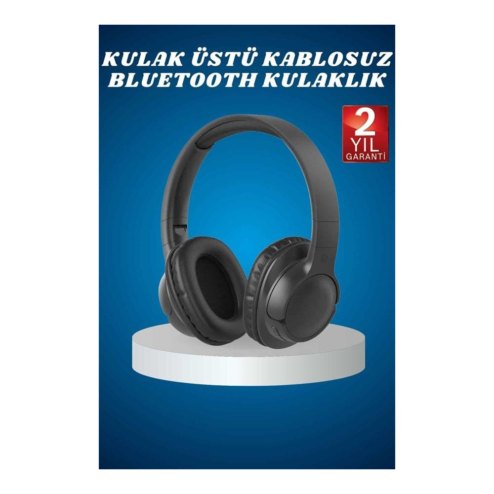 Kulak Üstü Kablosuz Bluetooth Kulaklık Yüksek Ses Kaliteli ANC Özelliğ