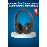 Kulak Üstü Kablosuz Bluetooth Kulaklık Yüksek Ses Kaliteli ANC Özelliğ