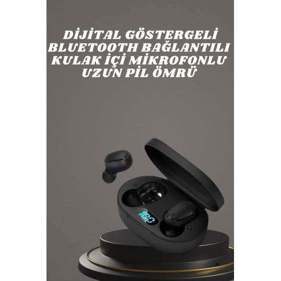 Dokunmatik Kontrollü ABS Malzemeli Bluetooth Kulaklık + Yüksek Kapasit