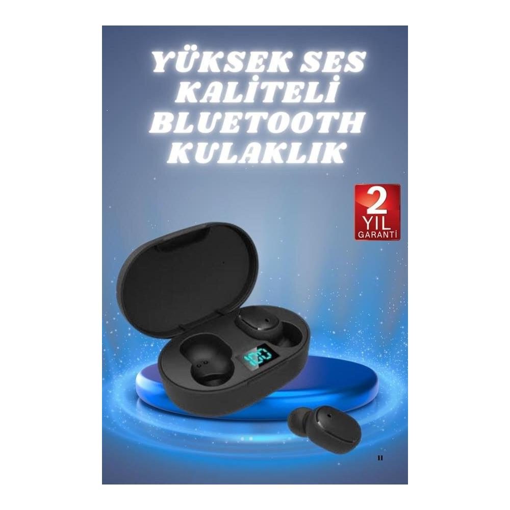 Dokunmatik Kontrollü ABS Malzemeli Bluetooth Kulaklık + Yüksek Kapasit