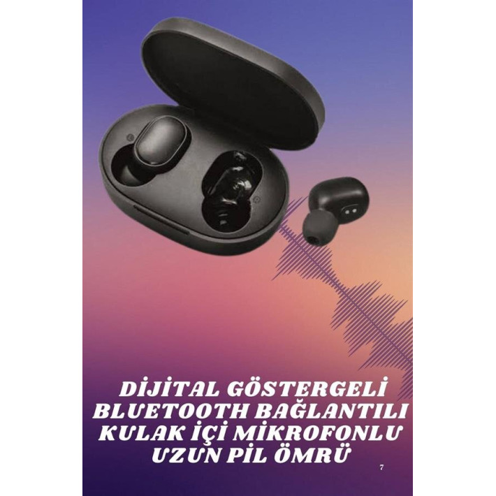 Kablosuz TWS Kulaklık Kulak İçi Mikrofonlu Bleuetooth Kulaklık Yüksek 