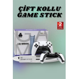 3D 4K HD 2.4G Game Stick 4K Ultra Hd Oyun Konsolu Çift Kollu