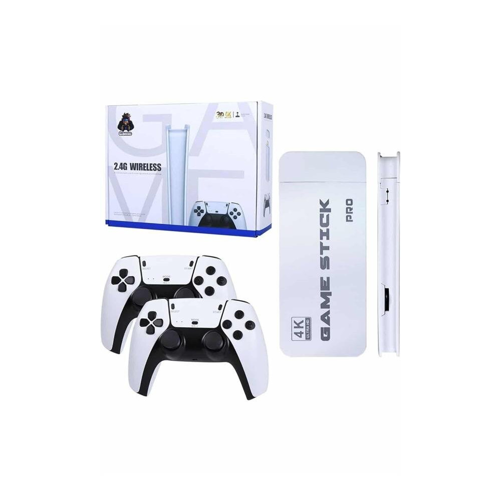 Game Stick 4K Retro Çift Kollu Atari Oyunlari +20000 Oyunlu Konsol Nos