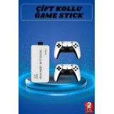Game Stick 4K Retro Çift Kollu Atari Oyunlari +20000 Oyunlu Konsol Nos