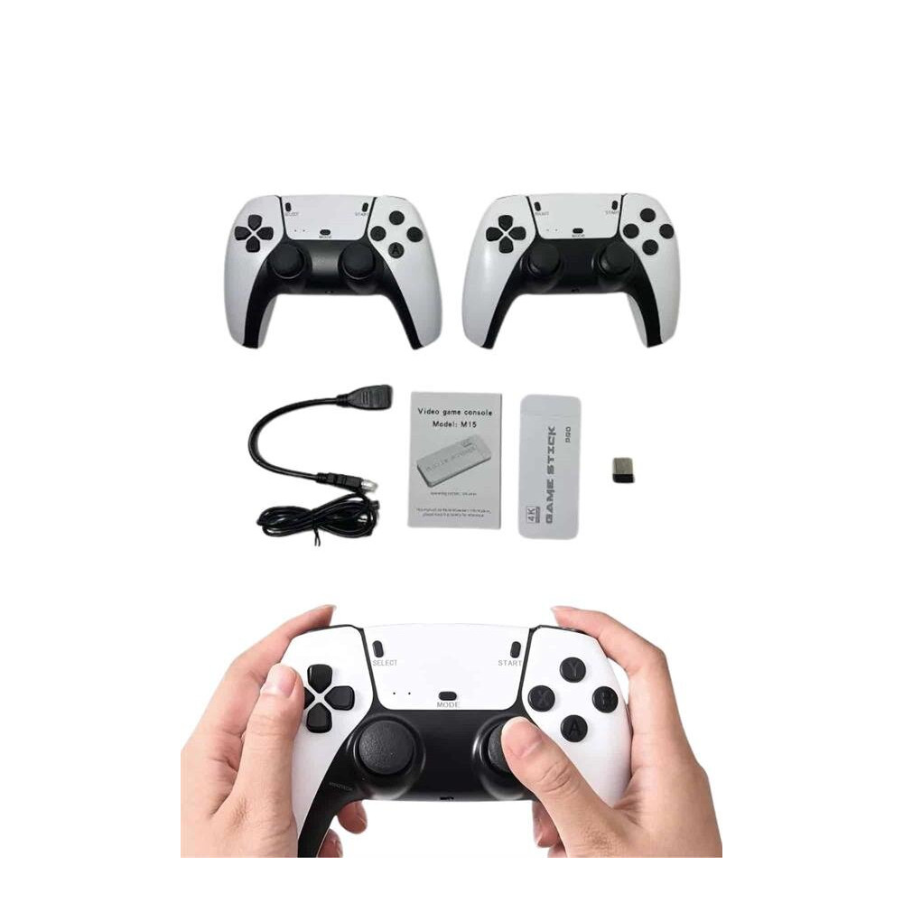 Game Stick 4K Retro Çift Kollu Atari Oyunlari +20000 Oyunlu Konsol Nos