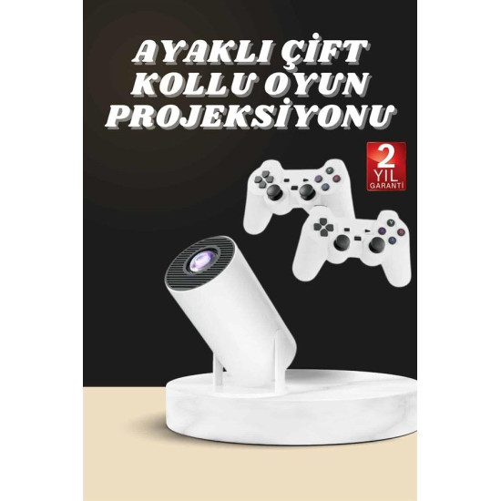 Wi-Fi 6 ve Bluetooth 5.0 Destekli 4K Akıllı Projeksiyon Cihazı