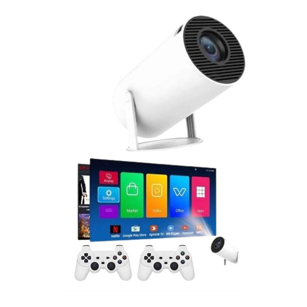 Wi-Fi 6 ve Bluetooth 5.0 Destekli 4K Akıllı Projeksiyon Cihazı