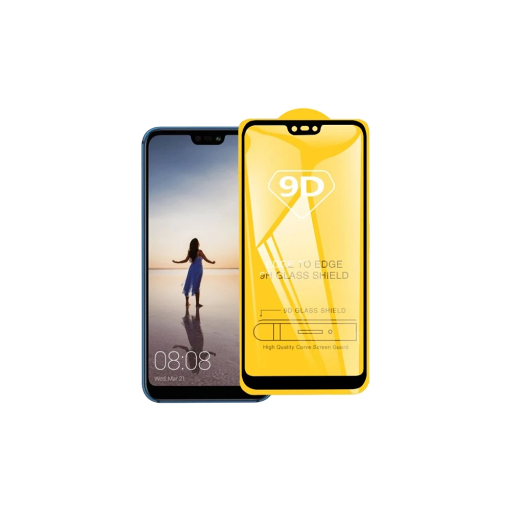 ALLY OPPO Realme C11 9D Full Glue Tempered Cam Ekran Koruyucu