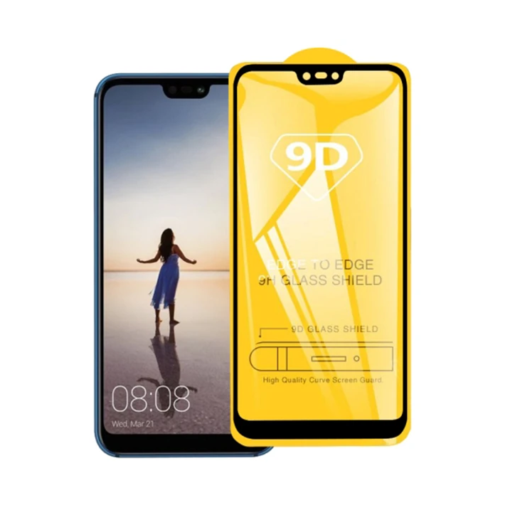 ALLY OPPO Realme C11 9D Full Glue Tempered Cam Ekran Koruyucu
