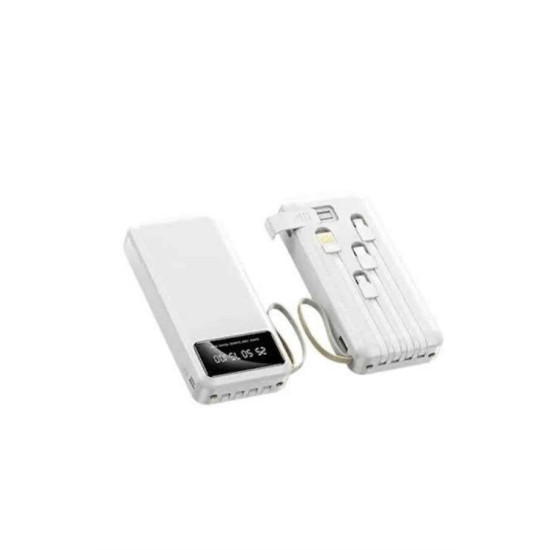 Powerbank Şarj Cihazı 4 Çıkışlı 20.000 MAH Powerbank Kompakt Yüksek Ka
