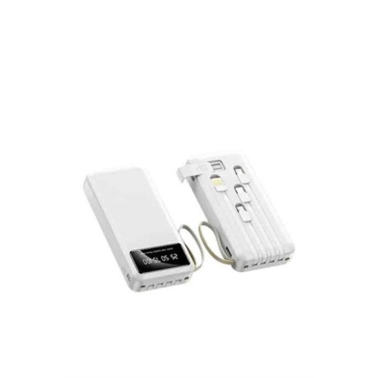 4 Çıkışlı 20.000 MAH Powerbank Taşınabilir Çoklu Giriş